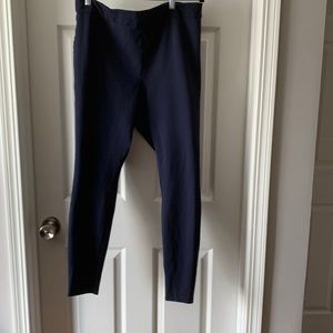 Pants- navy with no flaws . Perfect with boots and a sweater!